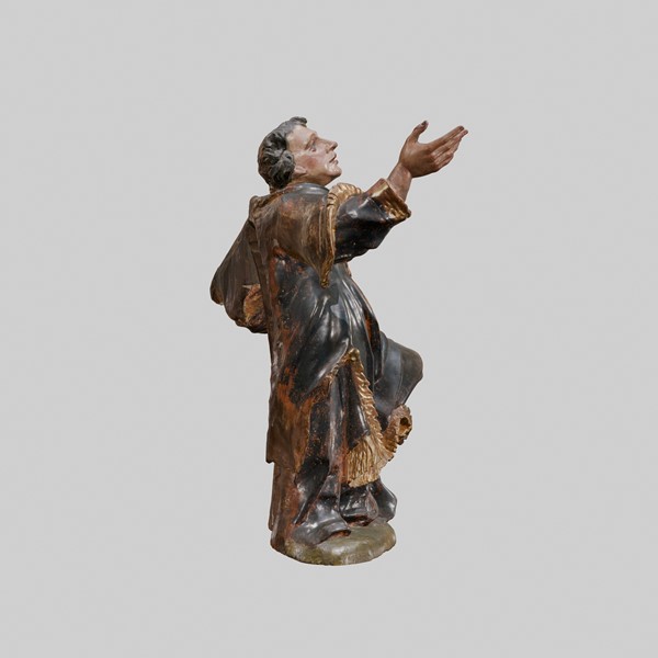 St. Stephen, kneeling